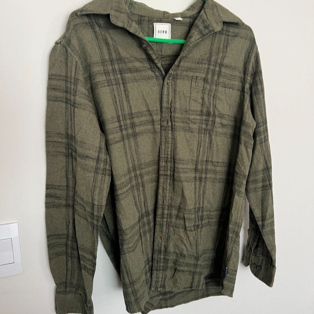 Rowm green button down size‎ M - Picture 4 of 7